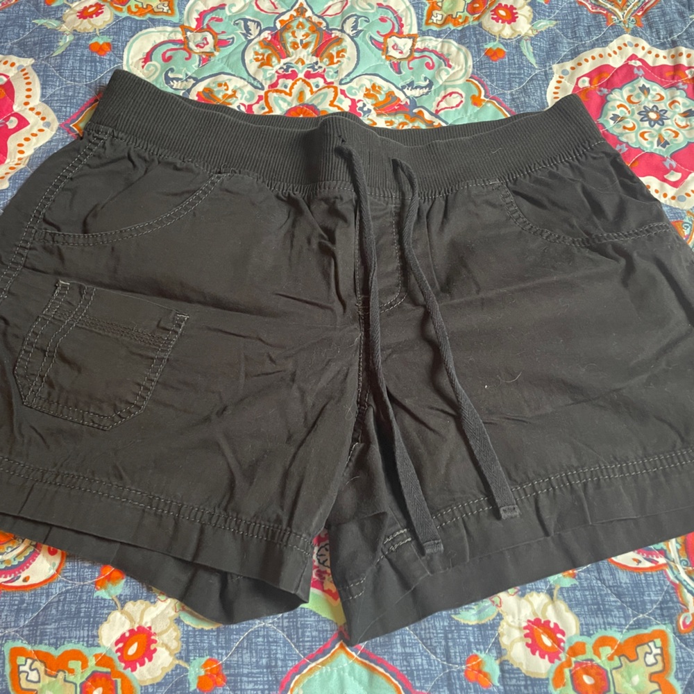 Fadel Glory Black Cotton Shorts
